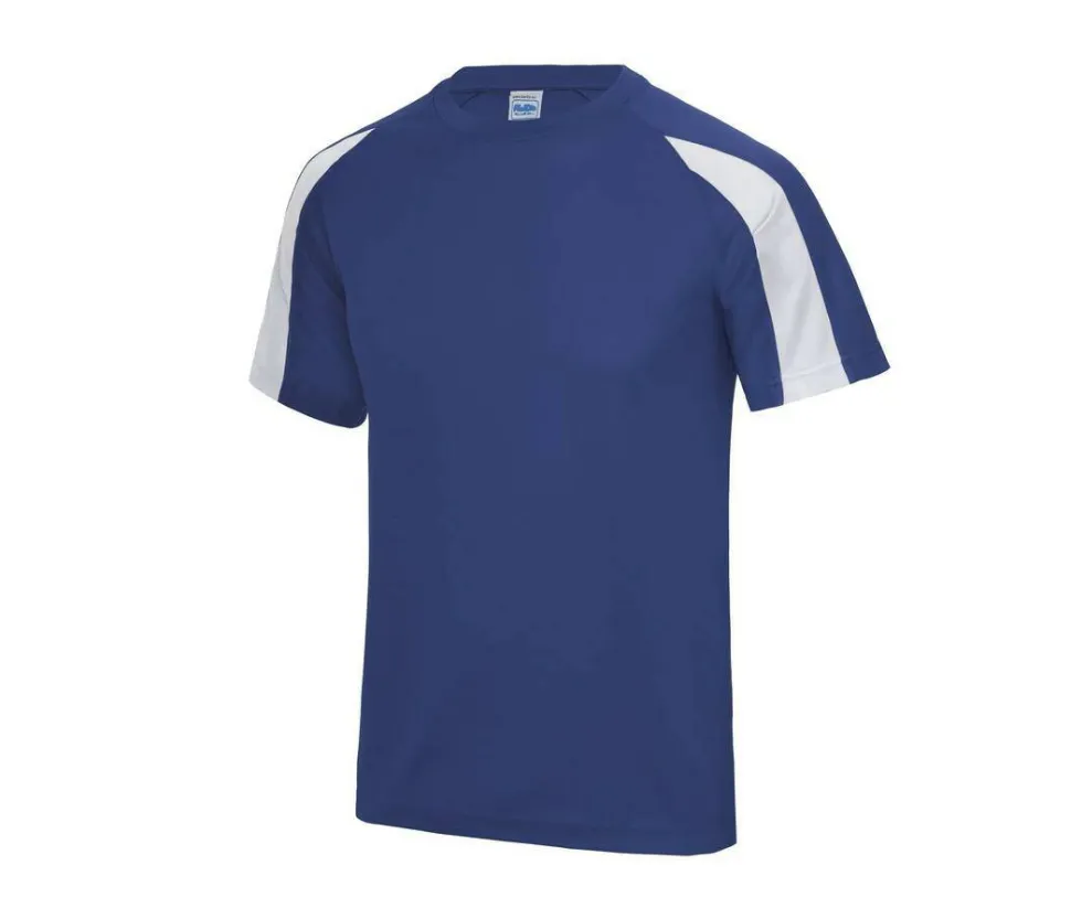JUST COOL JC003 - Tee-shirt de sport contrasté