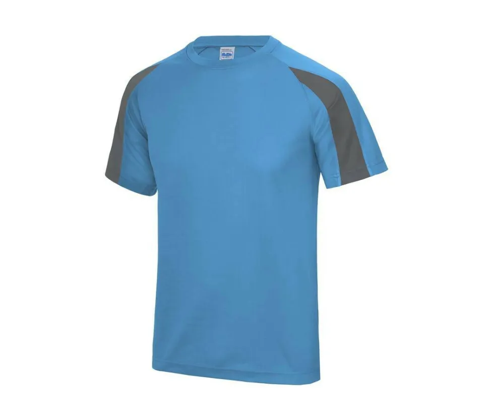 JUST COOL JC003 - Tee-shirt de sport contrasté