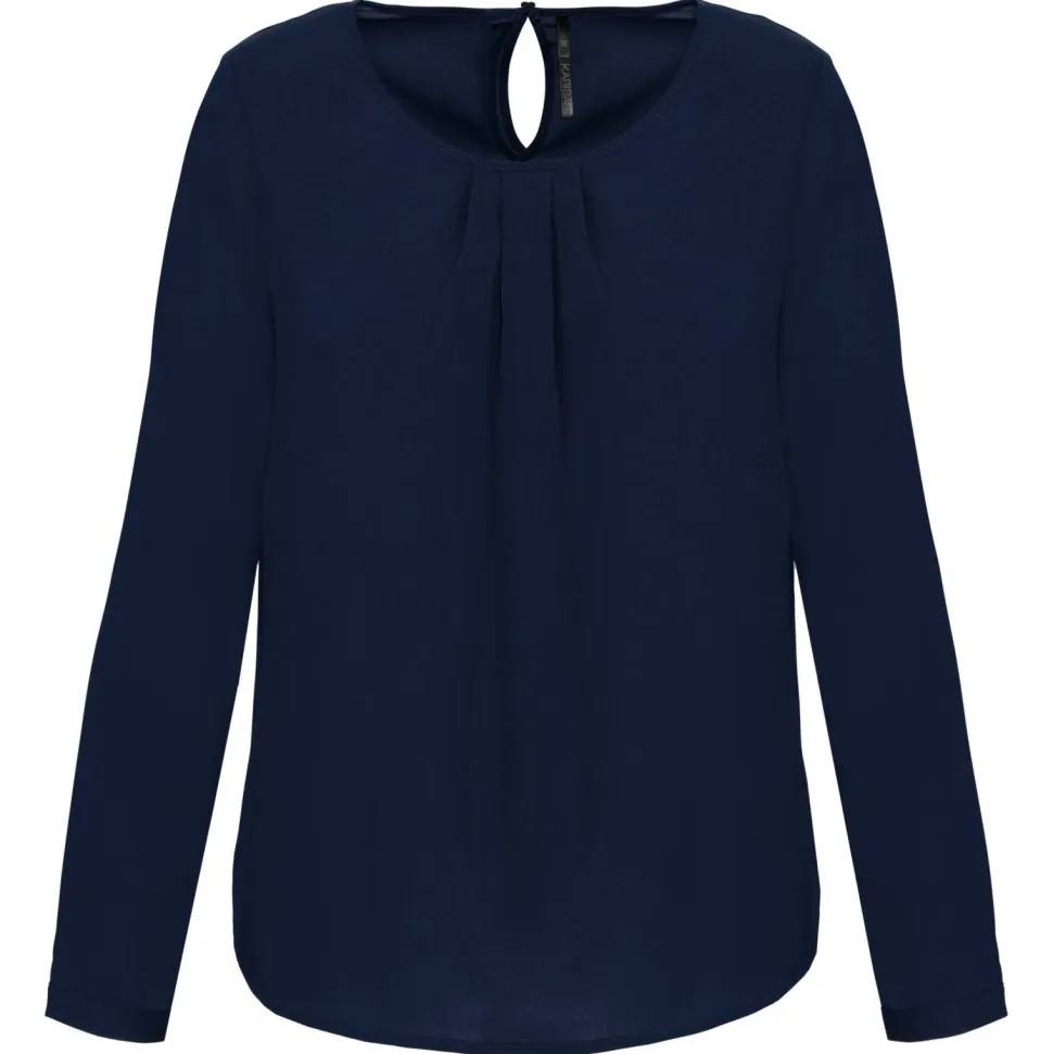 Kariban K5003 - Blouse crêpe manches longues femme