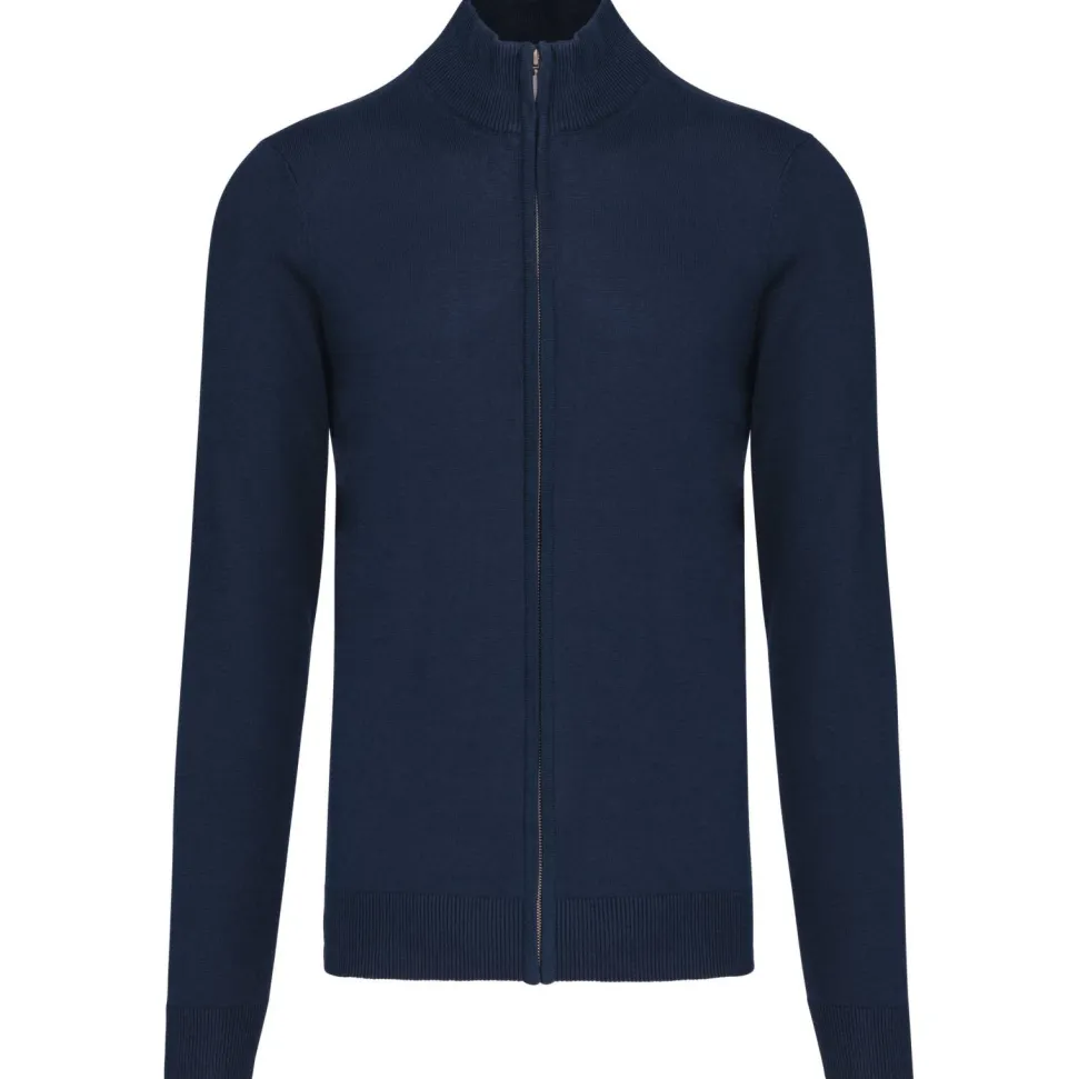 Kariban K961 - Cardigan Zippé Homme Style Ajusté