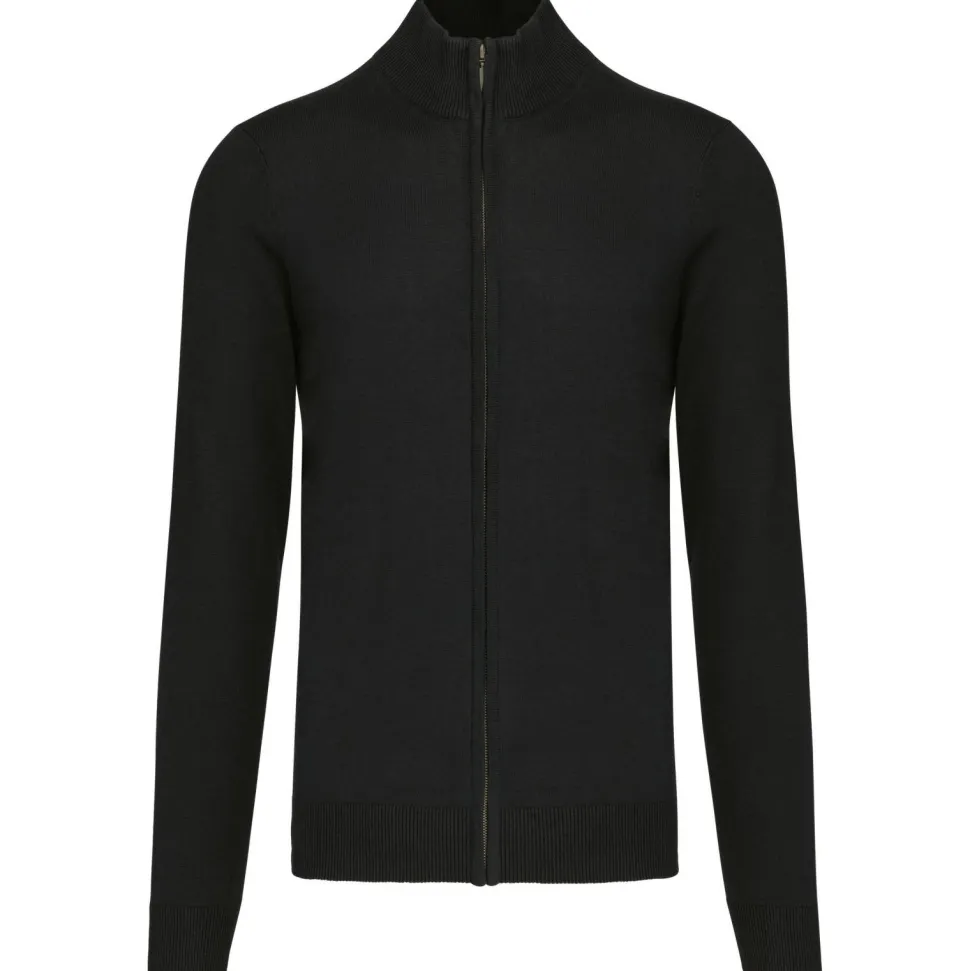 Kariban K961 - Cardigan Zippé Homme Style Ajusté