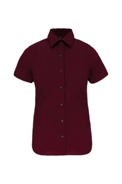 Kariban K532 - CHEMISE COTON/ÉLASTHANNE MANCHES COURTES FEMME