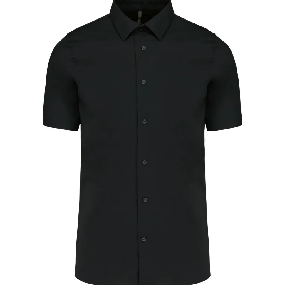 Kariban K531 - CHEMISE COTON/ÉLASTHANNE MANCHES COURTES