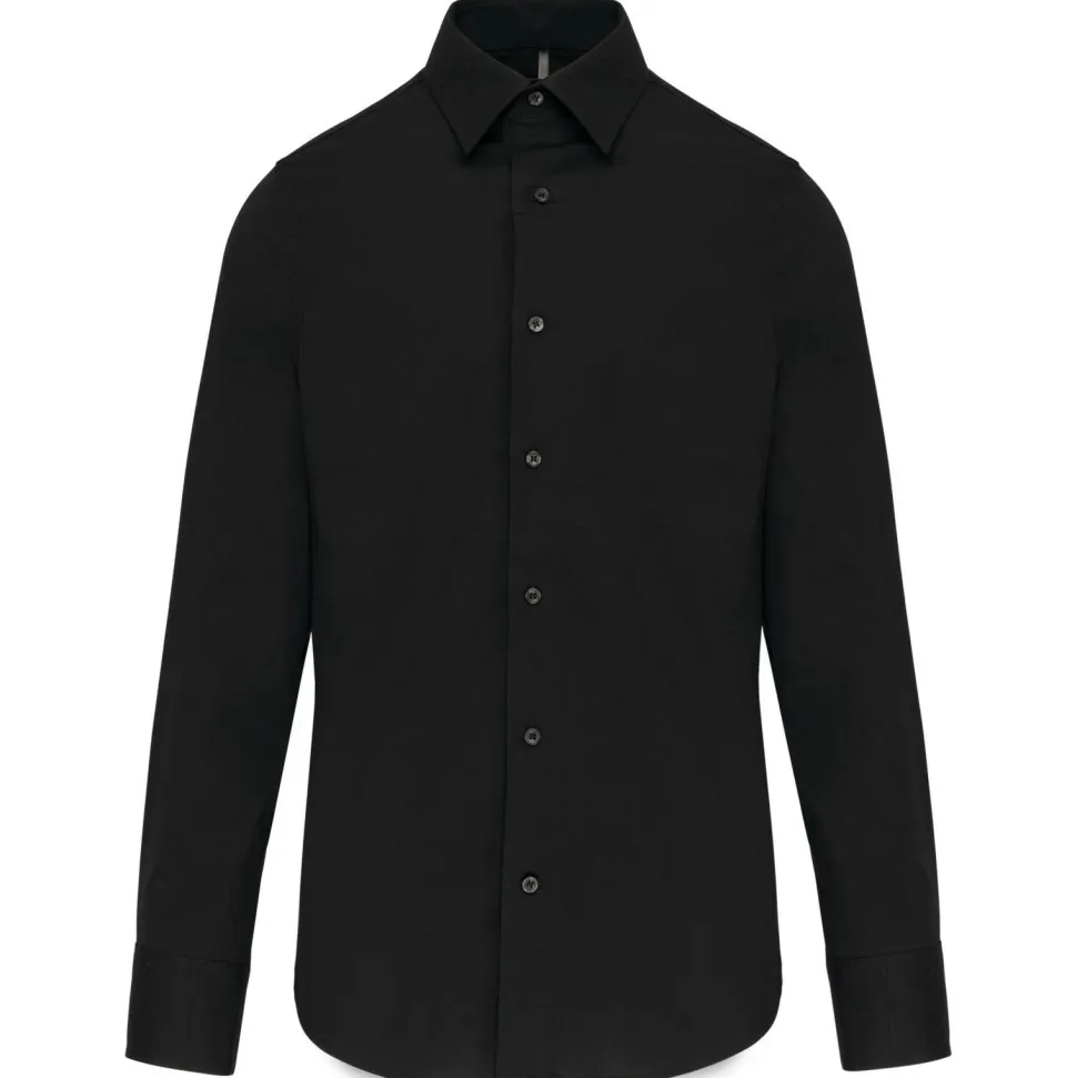 Kariban K529 - CHEMISE COTON/ÉLASTHANNE MANCHES LONGUES