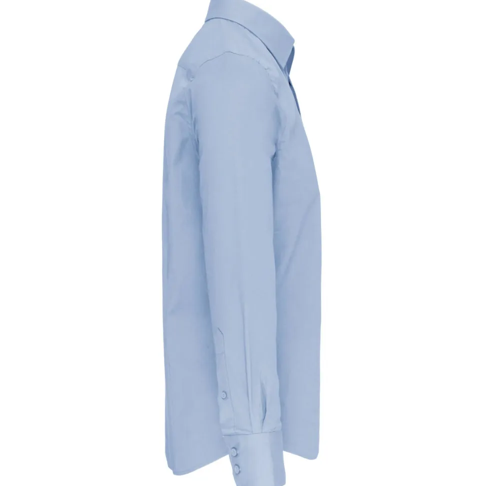 Kariban K529 - CHEMISE COTON/ÉLASTHANNE MANCHES LONGUES