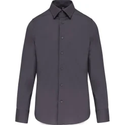 Kariban K529 - CHEMISE COTON/ÉLASTHANNE MANCHES LONGUES