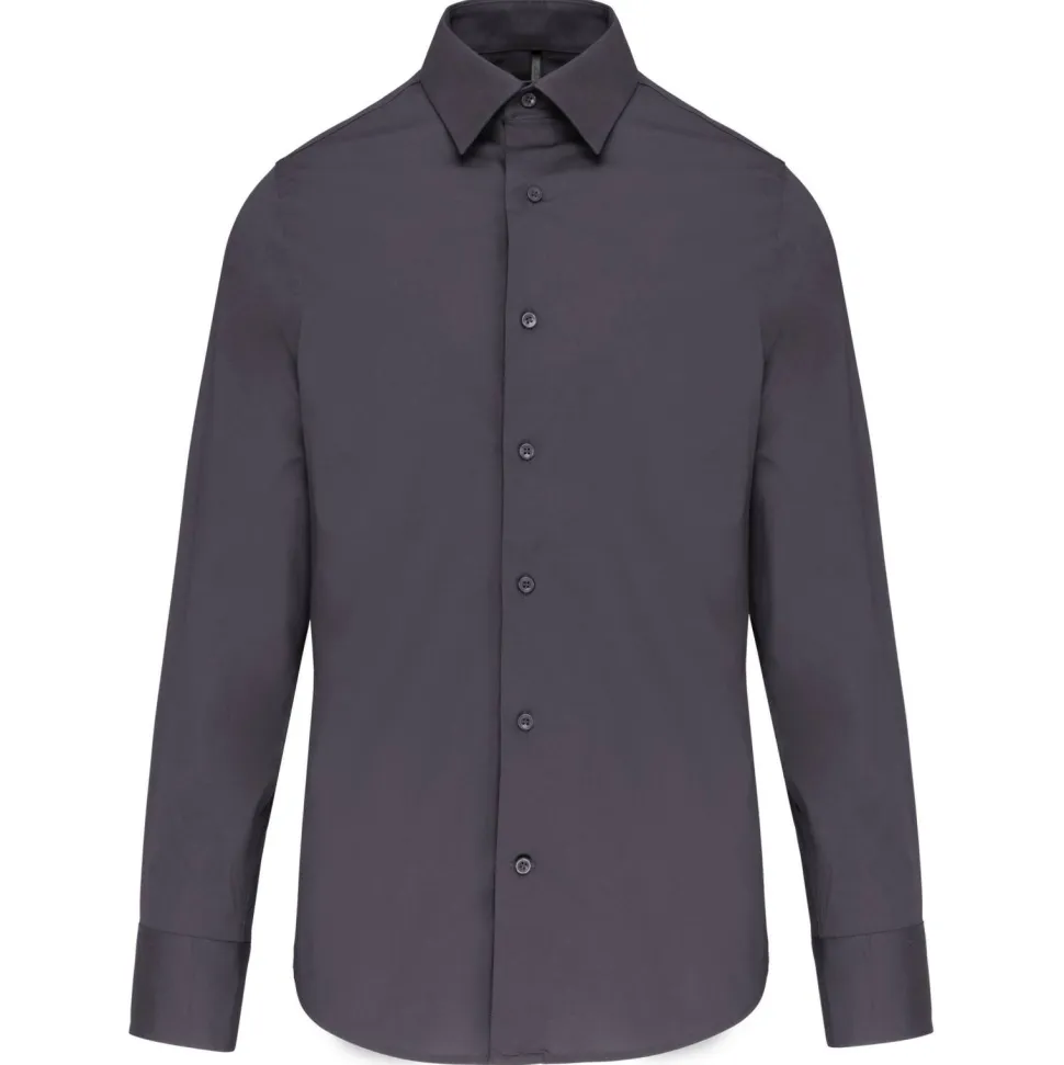 Kariban K529 - CHEMISE COTON/ÉLASTHANNE MANCHES LONGUES