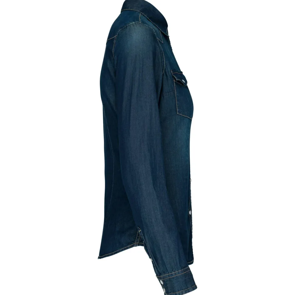 Kariban K518 - CHEMISE DENIM MANCHES LONGUES FEMME