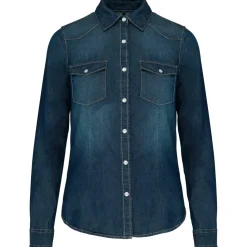 Kariban K518 - CHEMISE DENIM MANCHES LONGUES FEMME