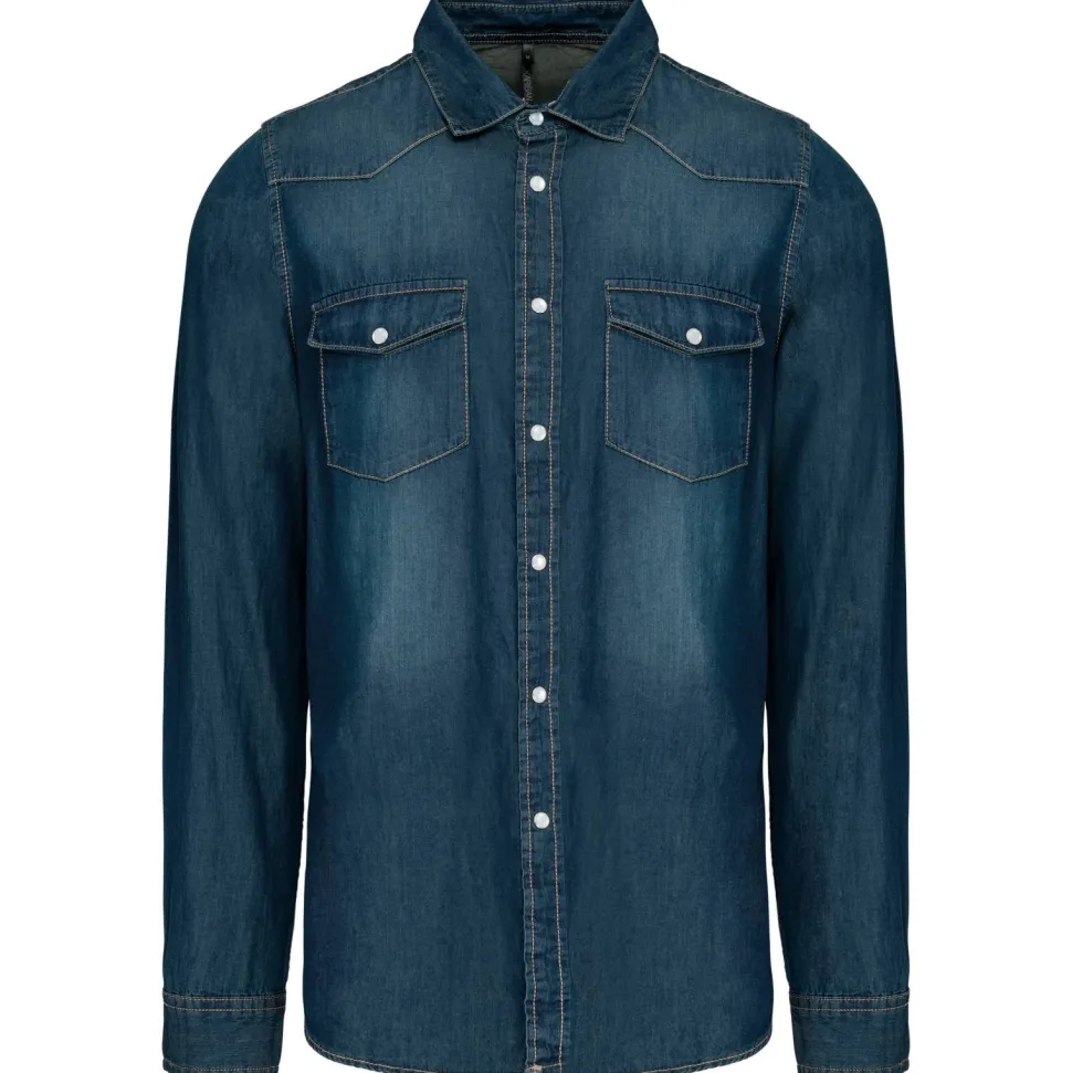 Kariban K519 - CHEMISE DENIM MANCHES LONGUES