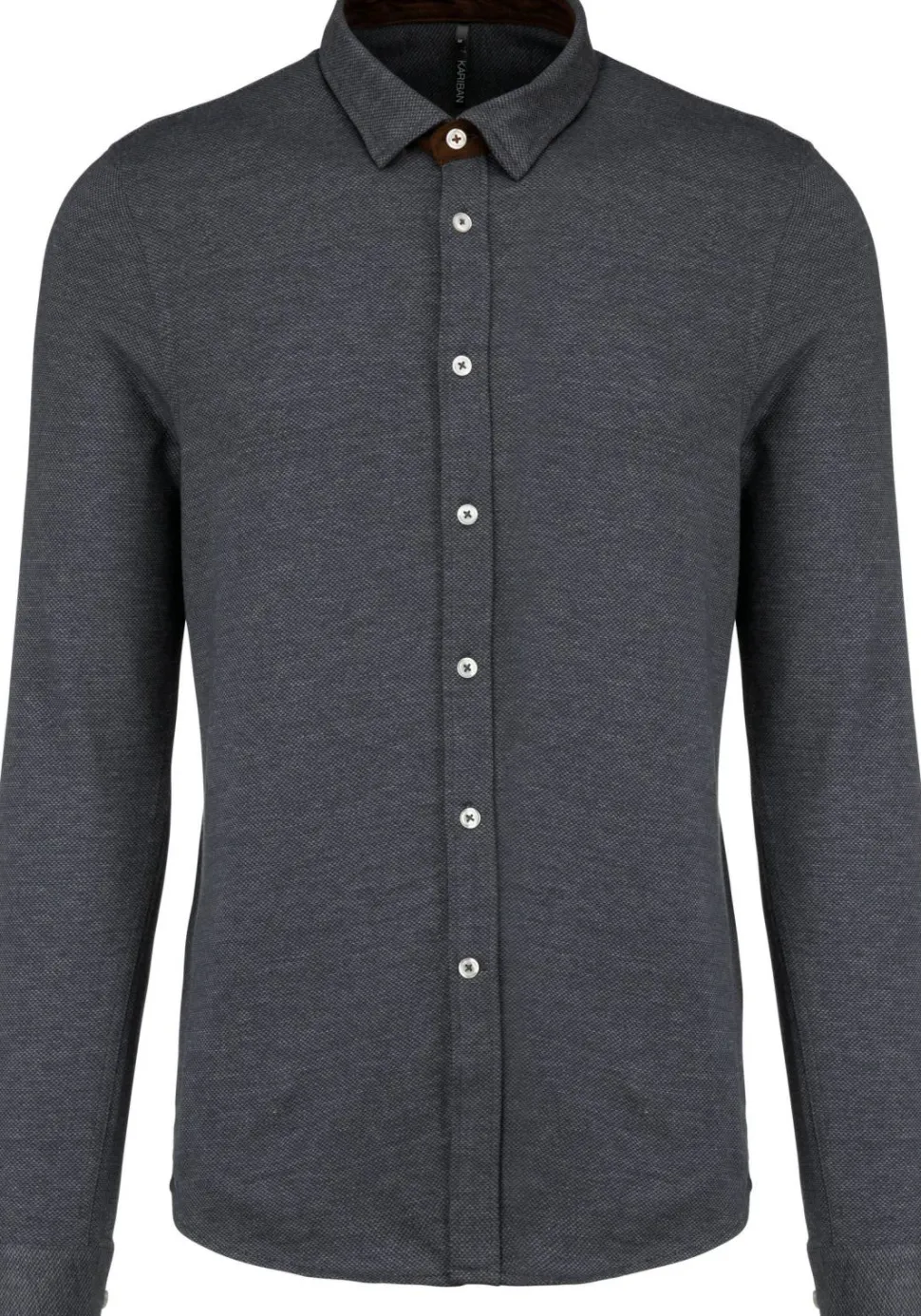 Kariban K507 - Chemise Jacquard manches longues
