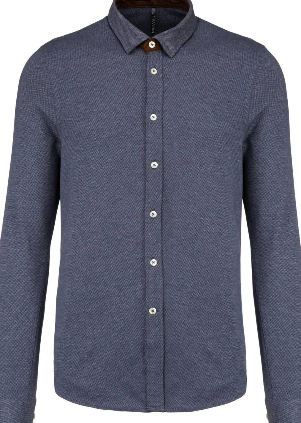 Kariban K507 - Chemise Jacquard manches longues