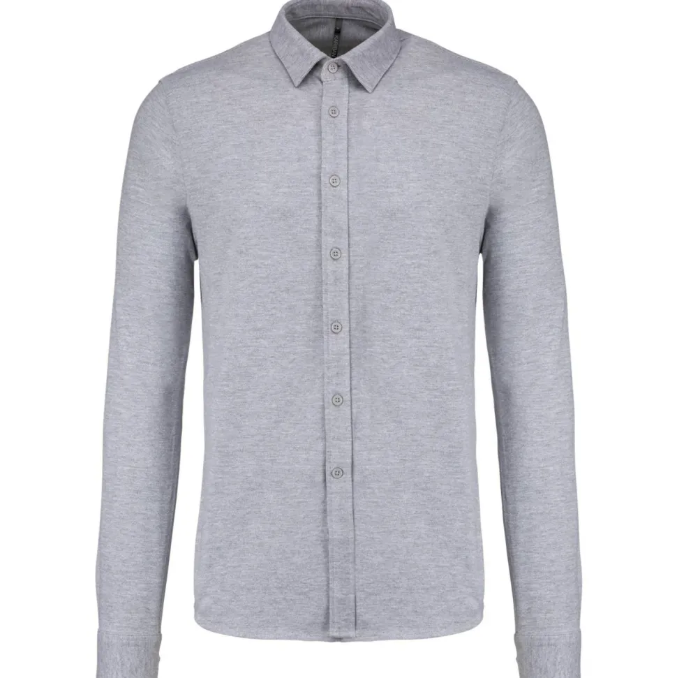 Kariban K508 - Chemise maille piquée manches longues