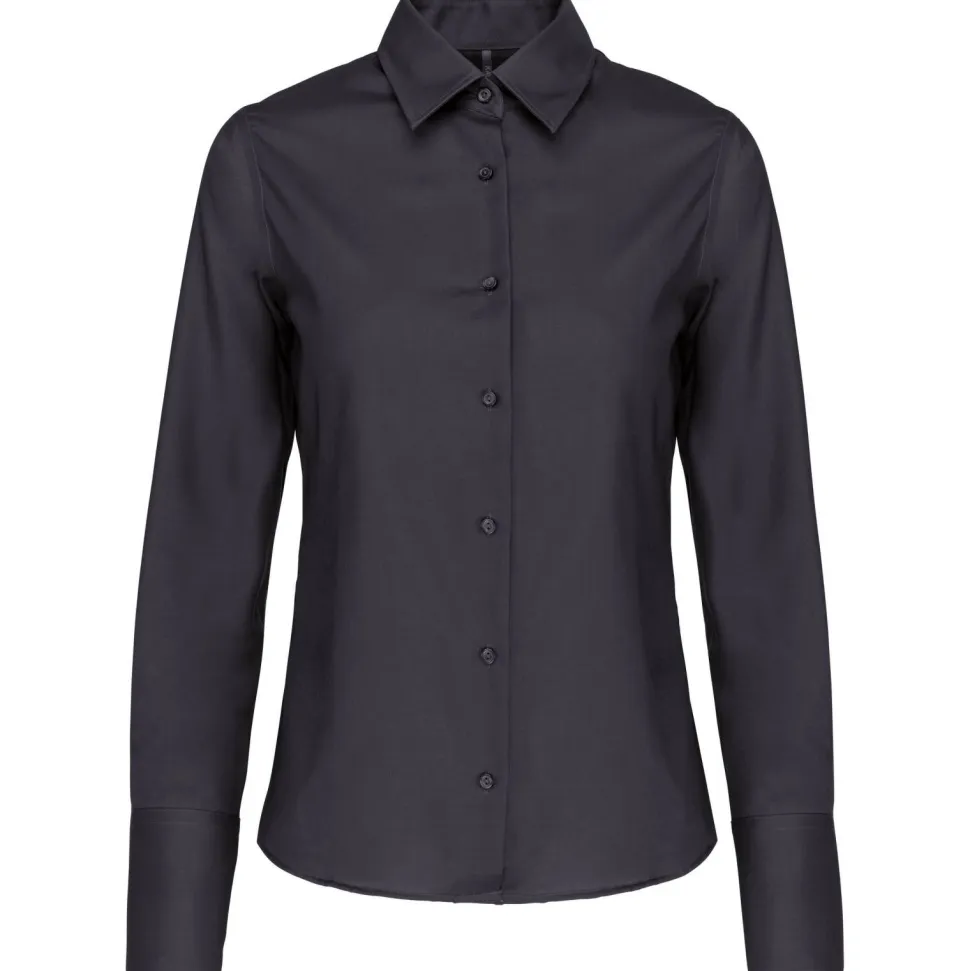 Kariban K538 - CHEMISE MANCHES LONGUES SANS REPASSAGE FEMME