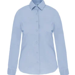Kariban K530 - CHEMISE MANCHES LONGUES COTON/ÉLASTHANNE FEMME