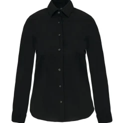 Kariban K530 - CHEMISE MANCHES LONGUES COTON/ÉLASTHANNE FEMME