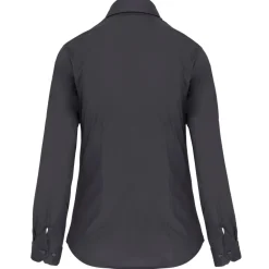 Kariban K530 - CHEMISE MANCHES LONGUES COTON/ÉLASTHANNE FEMME