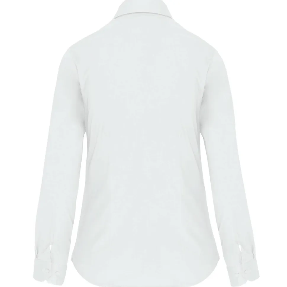 Kariban K530 - CHEMISE MANCHES LONGUES COTON/ÉLASTHANNE FEMME