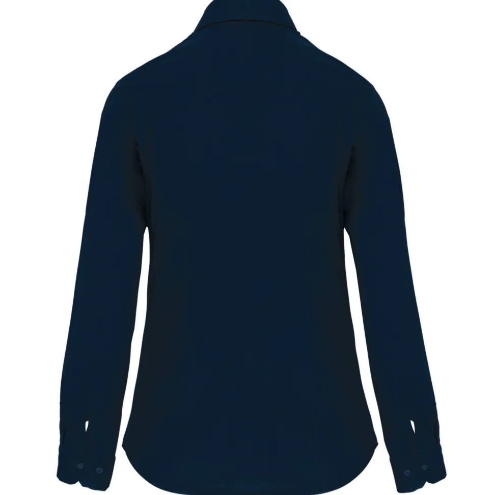 Kariban K530 - CHEMISE MANCHES LONGUES COTON/ÉLASTHANNE FEMME