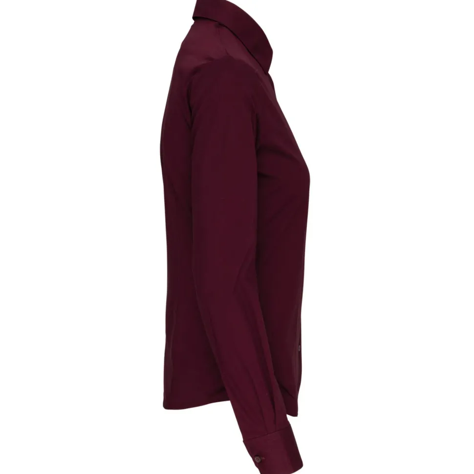 Kariban K530 - CHEMISE MANCHES LONGUES COTON/ÉLASTHANNE FEMME