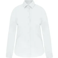 Kariban K530 - CHEMISE MANCHES LONGUES COTON/ÉLASTHANNE FEMME