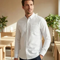 Kariban K516 - CHEMISE OXFORD LAVÉE MANCHES LONGUES