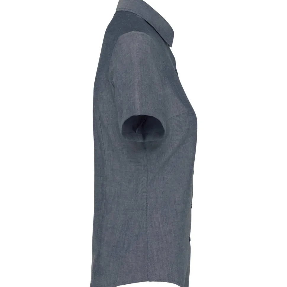 Kariban K536 - CHEMISE OXFORD MANCHES COURTES FEMME