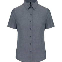 Kariban K536 - CHEMISE OXFORD MANCHES COURTES FEMME