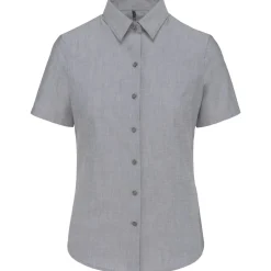 Kariban K536 - CHEMISE OXFORD MANCHES COURTES FEMME