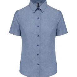 Kariban K536 - CHEMISE OXFORD MANCHES COURTES FEMME