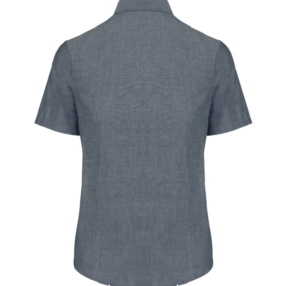 Kariban K536 - CHEMISE OXFORD MANCHES COURTES FEMME