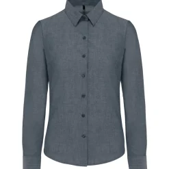 Kariban K534 - CHEMISE OXFORD MANCHES LONGUES FEMME