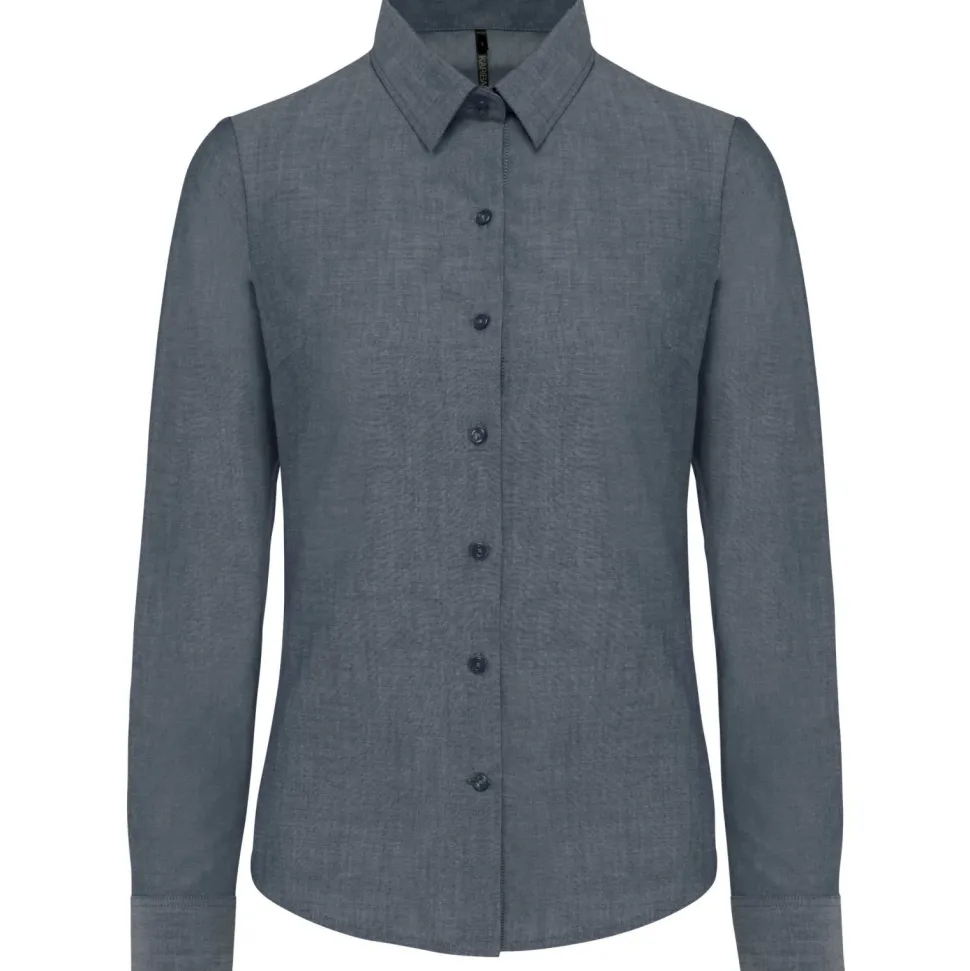 Kariban K534 - CHEMISE OXFORD MANCHES LONGUES FEMME