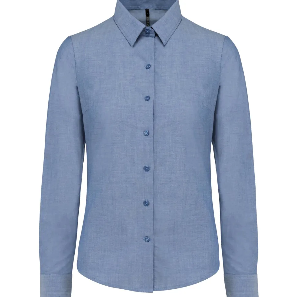 Kariban K534 - CHEMISE OXFORD MANCHES LONGUES FEMME