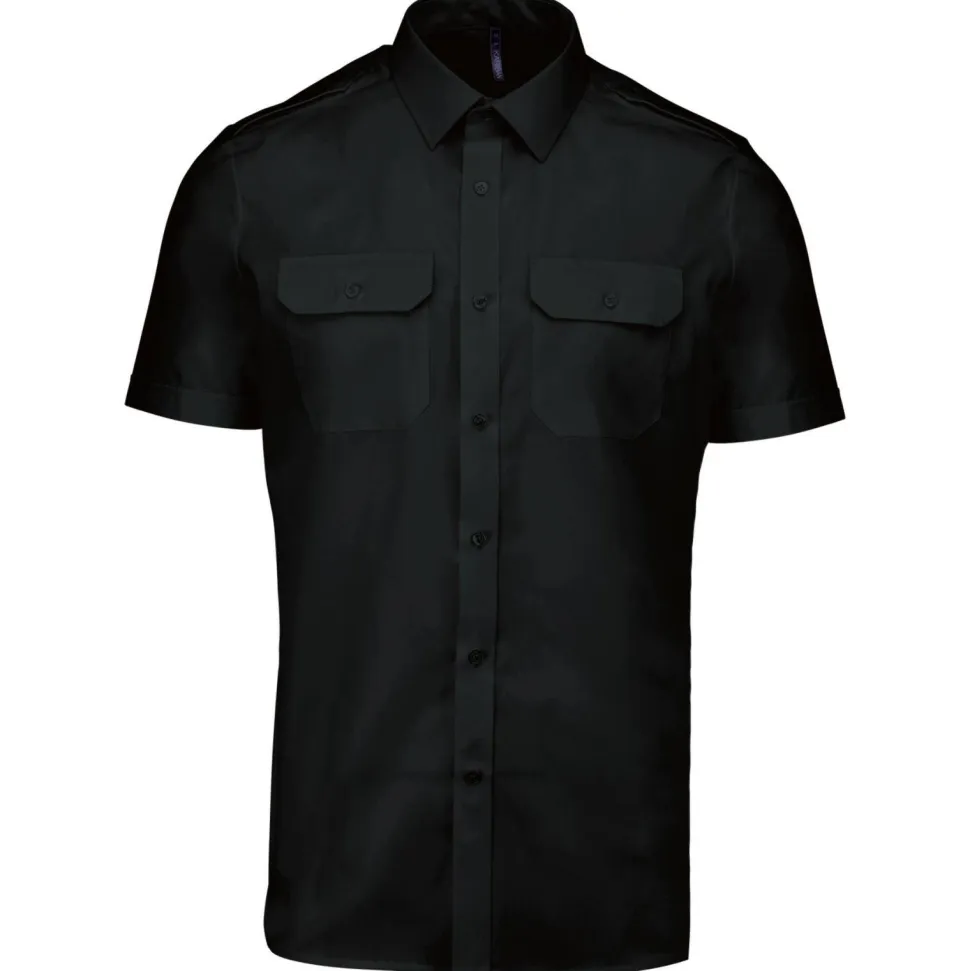 Kariban K503 - Chemise pilote manches courtes homme