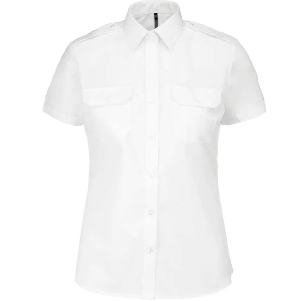 Kariban K504 - Chemise pilote manches courtes femme