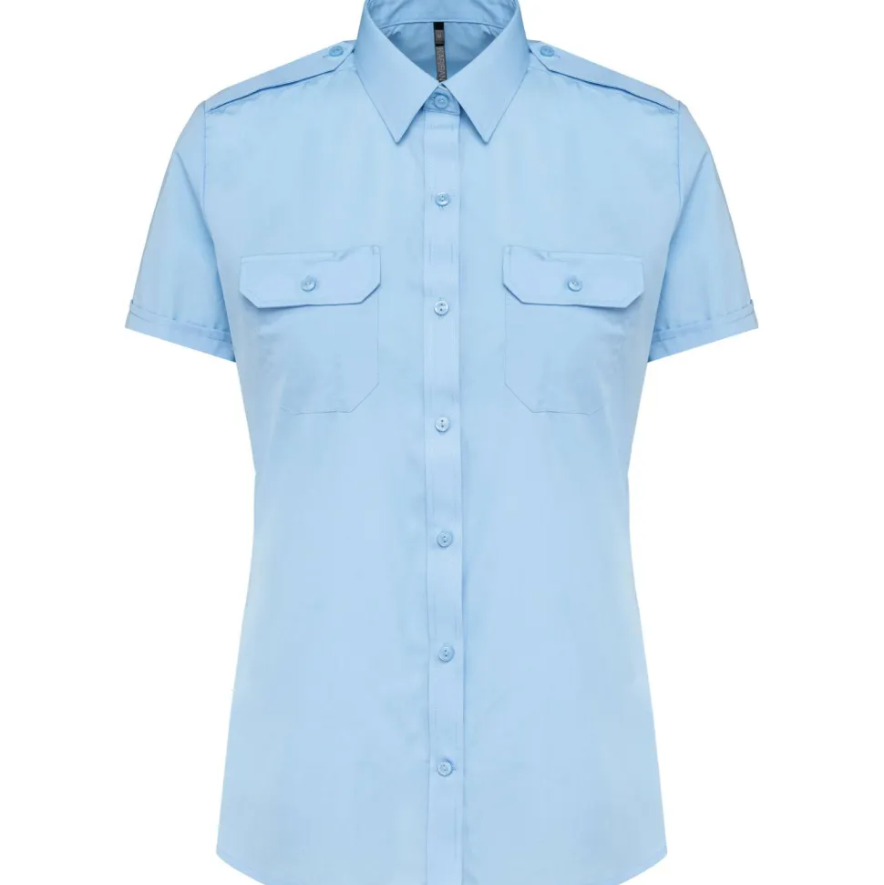 Kariban K504 - Chemise pilote manches courtes femme