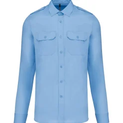 Kariban K505 - Chemise pilote manches longues homme
