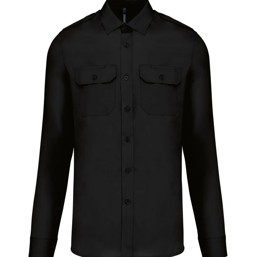 Kariban K505 - Chemise pilote manches longues homme