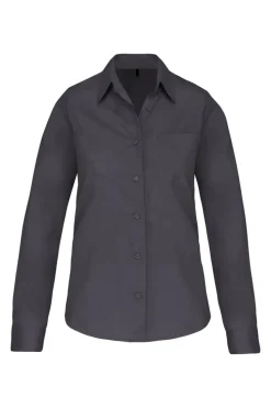 Kariban K542 - CHEMISE POPELINE MANCHES LONGUES FEMME