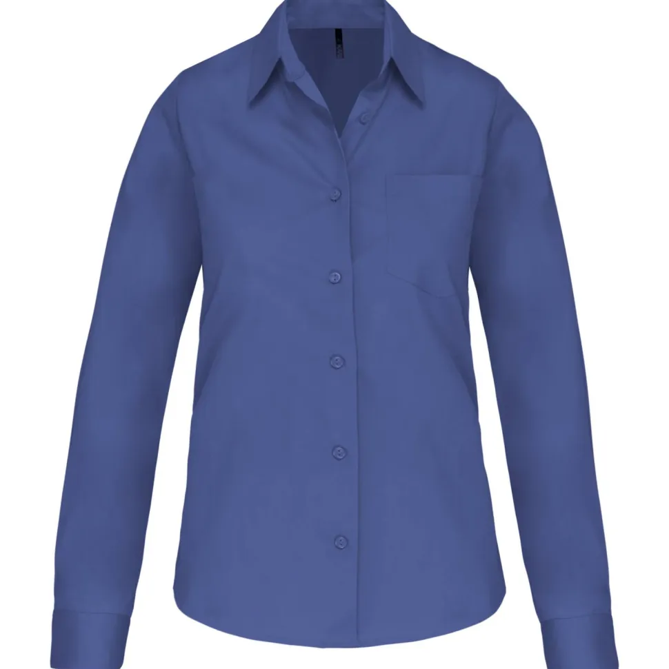 Kariban K542 - CHEMISE POPELINE MANCHES LONGUES FEMME