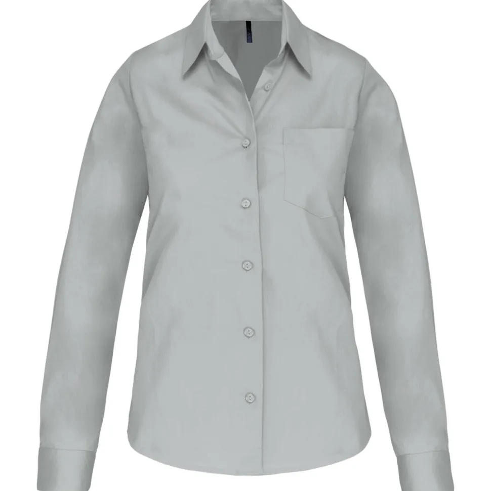 Kariban K542 - CHEMISE POPELINE MANCHES LONGUES FEMME