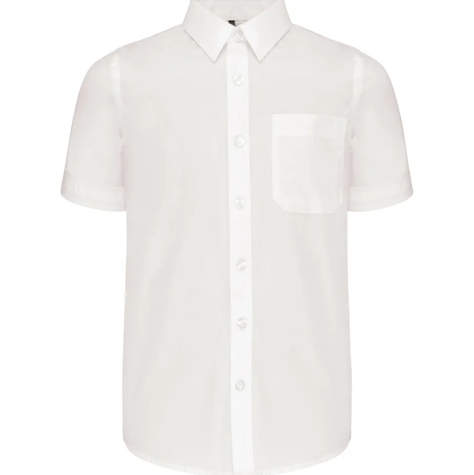Kariban K520 - CHEMISE POPELINE MANCHES COURTES ENFANT