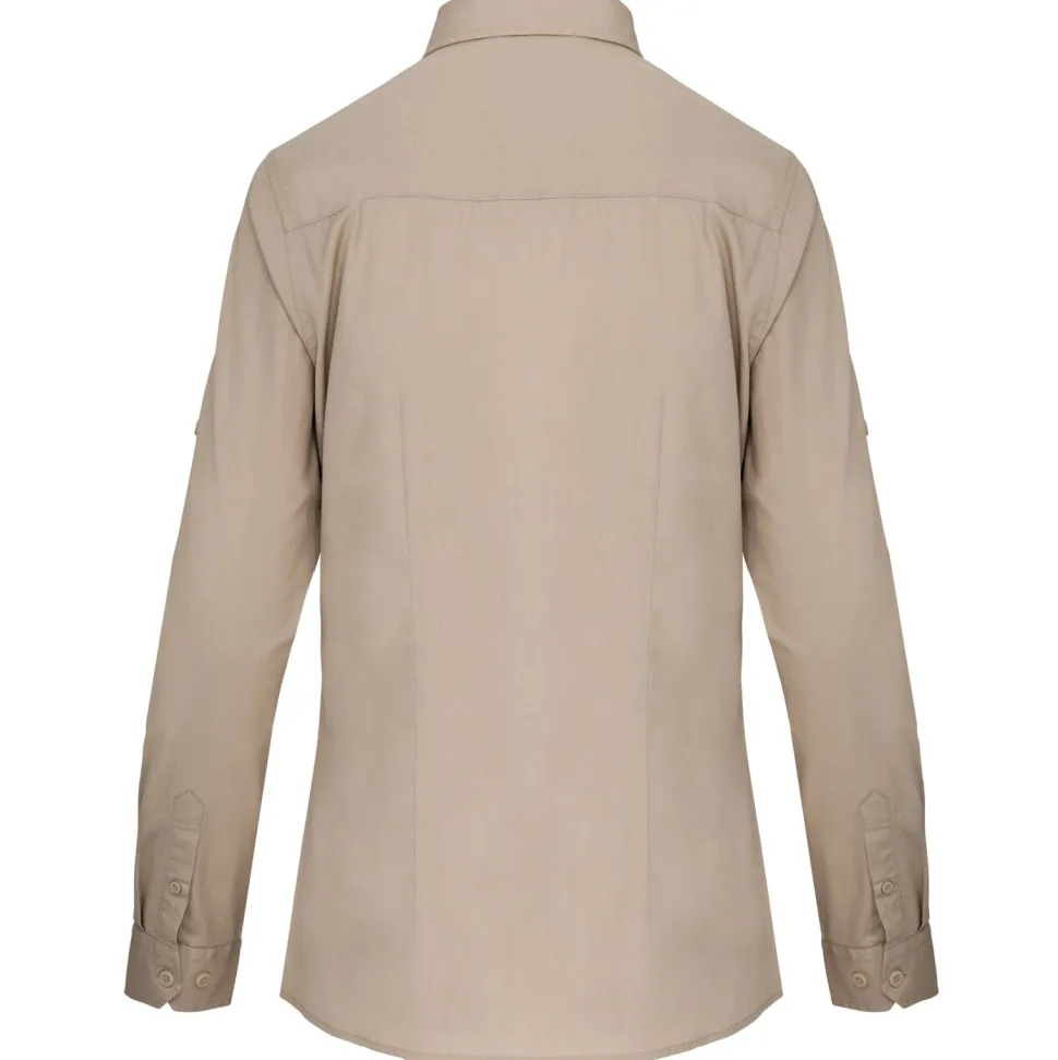 Kariban K591 - Chemise safari manches longues femme