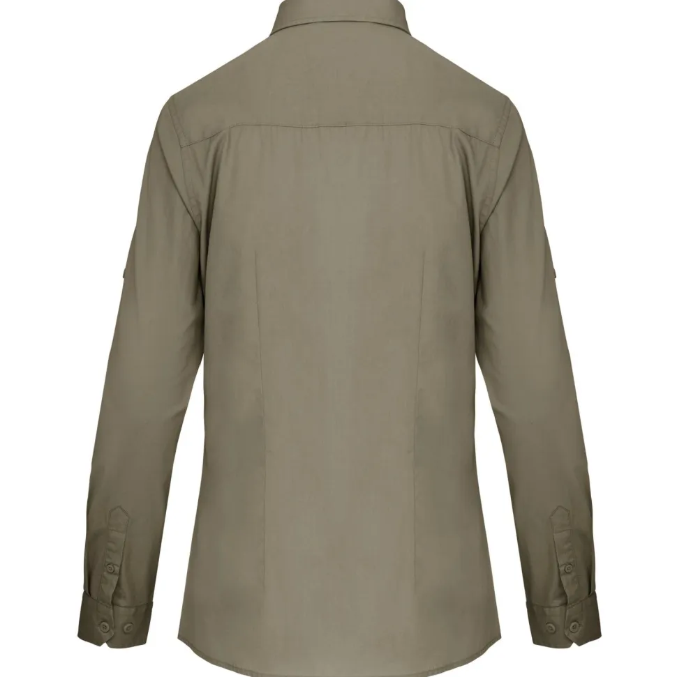 Kariban K591 - Chemise safari manches longues femme