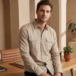 Kariban K590 - Chemise safari manches longues homme