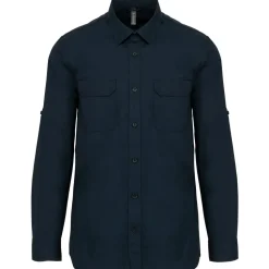 Kariban K590 - Chemise safari manches longues homme