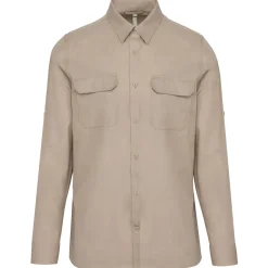 Kariban K590 - Chemise safari manches longues homme