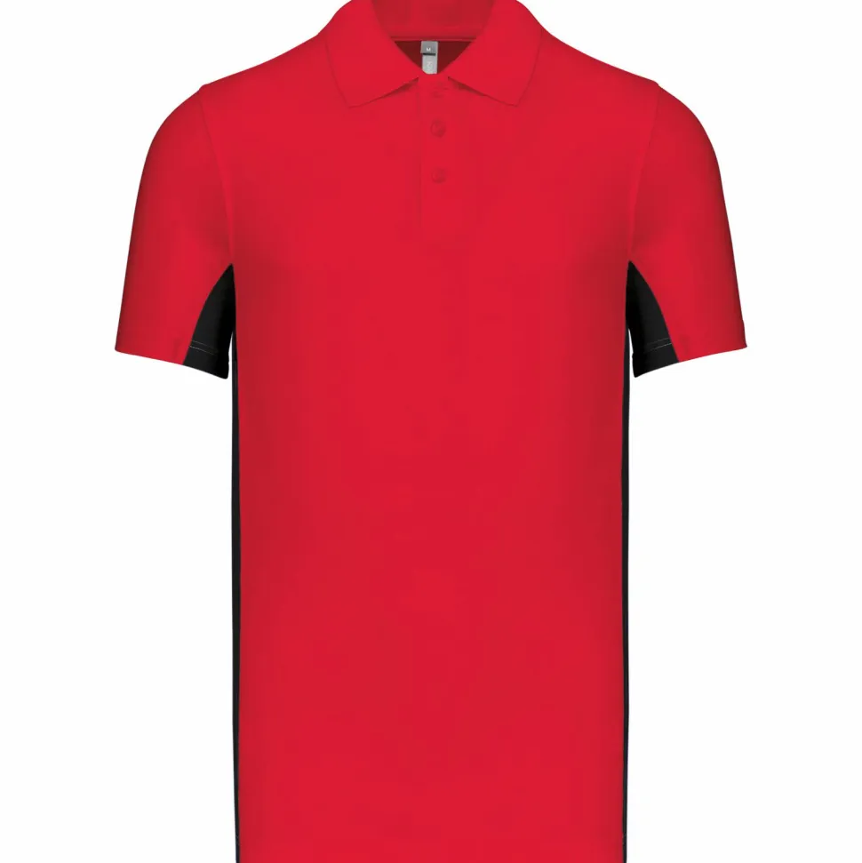 Kariban K232 - FLAG > POLO BICOLORE MANCHES COURTES