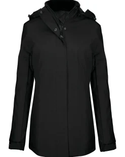Kariban K6108 - Parka Femme Élégante avec Capuche Amovible